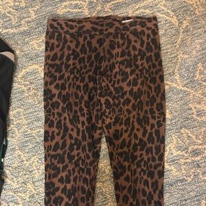Style & Co. Brown and Black Leopard Print Leggings